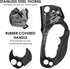 LIXADA Climbing Hand Ascender - 8-13mm Vertical Rope Access with Ergonomic Rubber Handle - CE Certified