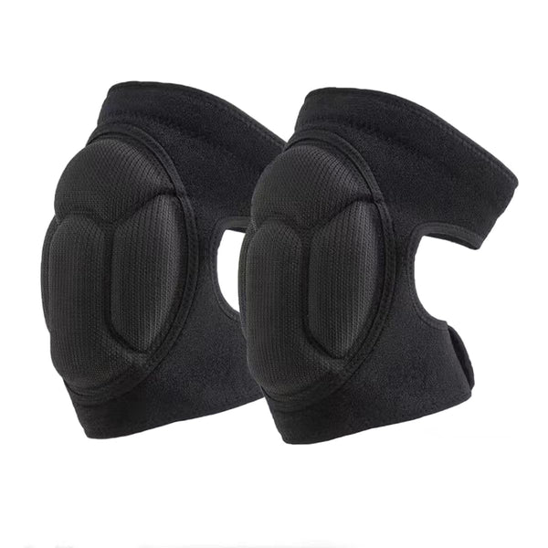 Knee Pads for Women & Men, Soft Knee Protectors for Dance, Volleyball, Wrestling, Snowboarding, Work (Small, Black)