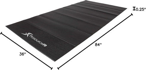 ProSource Exercise Equipment & Treadmill Mat High Density PVC Floor Protector, 3 x 6.5-feet
