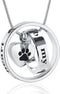 memorial jewelry Forever in My Heart, Pet Cremation Jewelry for Dog/Cat Ashes, Funeral Keepsake Urn Necklace