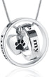memorial jewelry Forever in My Heart, Pet Cremation Jewelry for Dog/Cat Ashes, Funeral Keepsake Urn Necklace