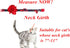 BoomBone Christmas Cat Collar Flower, Dog Collars Charms, Pet Xmas Accessories