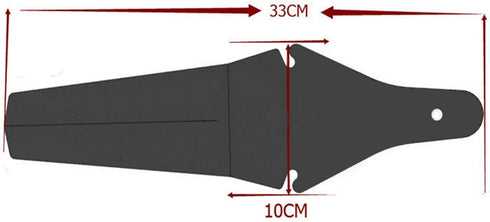 New Generation Bicycle Mudguard, Waterproof Plastic Rear Guard for Rain Protection