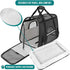 PetAmi Airline Approved Soft Sided Pet Carrier for Small Dogs and Cats, Ventilated Carrying Bag (Large Heather Dark