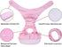 Daslakdc Diapers3 15-21.5 inches Female Dogs Physiological Pants,Reusable Dog Diapers Female,Washable Pieces * M