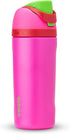 Owala Kids FreeSip Insulated Stainless Steel Water Bottle with Straw, BPA-Free, 16 oz, All the Berries
