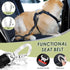 SlowTon Dog Seat Belt Harness for Car, Dog Car Harness Adjustable Mesh Breathable & Dog Seatbelt Safety Tether