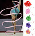 Rainbow 4M Gym Dance Ribbon, Rhythmic Art Gymnastic Streamer Stick, Training Equipment for Gymnastics