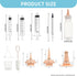 OGNWFUNK Set Pet Nursing Kit Kitten Bottle Feeding with Nipples, Syringes, and Formula Dispenser for Newborn Puppies