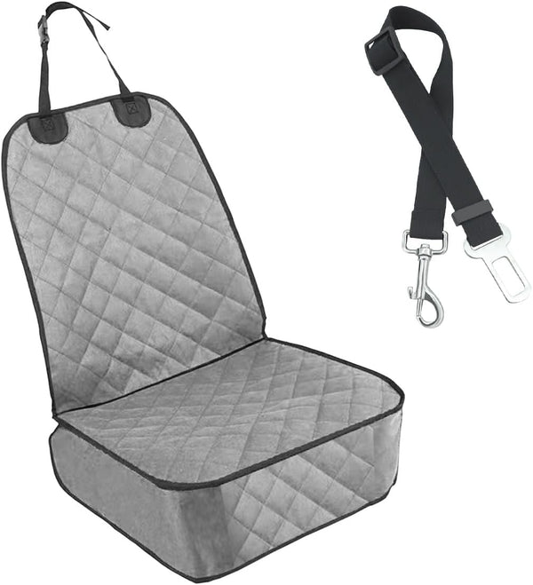 smilfuy Dog Car Front Seat Cover with Side Flaps, Waterproof & Scratch Proof