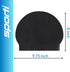 Sporti Adult Professional Swimming Cap, Latex Unisex Swim Cap for Hair Protection