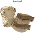 Tactical Combat Knee & Elbow Protective Pads Set for Outdoor CS Paintball, Cycling, Safety Skateboarding Gear