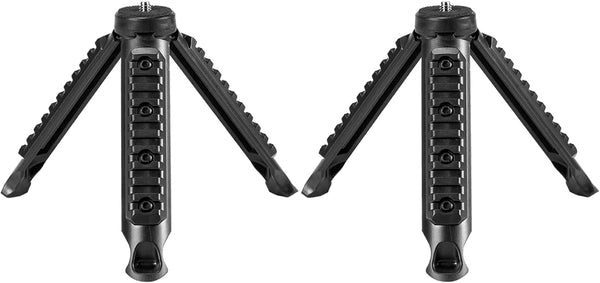 XROLAND Lamp Holder 2pcs Portable Camp Stand Adjustable Height Camping Flashlight Tripod Working