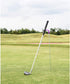 V-Shaped Golf Club Stand, Durable Stainless Steel, Keeps Clubs Clean, Dry & Visible, Easy to Carry Holder