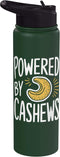 Cashew Love Cashew Design Powered By Cashews Stainless Steel Insulated Water Bottle