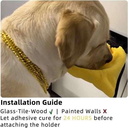 2 Towels(8"x9") MANON ROSA Pet Towel for Drying Dogs Face and Mouth Quick Dry Train Dog to Wipe Face After Drinking