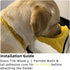 2 Towels(8"x9") MANON ROSA Pet Towel for Drying Dogs Face and Mouth Quick Dry Train Dog to Wipe Face After Drinking