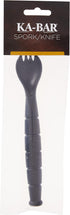 Ka-Bar Tactical Spork (Spoon Fork Knife) Tool 9909 Black, 1 Pack