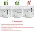 Fish Tank Aquarium Heater, Adjustable Temperature Submersible Thermostat Heater, 25W/50W/100W/150W/200W/300W