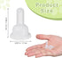 40 0.98X0.63 Inch POPETPOP Pcs Silicone Pet Feeding Nipple - Replacement Bottle Nipples for Kittens & Puppy, Newborn