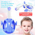 Kids Snorkel Mask, Full Face 180° Panoramic View, Anti-Fog Diving Gear for Ages 4-15, Dry Top
