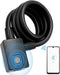 MYPIN Bluetooth Fingerprint Bike Lock, Anti-Theft Waterproof, 1M Cable, Combination Lock with Fingerprint & Bluetooth
