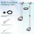 UPETTOOLS Shrimp Feeding Dish Set, Clear Durable Fish Feeder Tube Kit with Cleaning Brush for Fish Tank