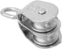 Stainless Steel Double Wheel Pulley Block for Wire Rope Chain Traction, Double Pulley