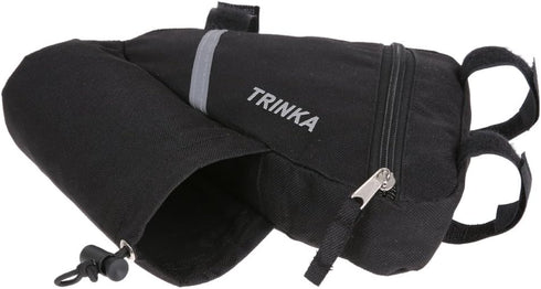 MOOCY Bike Frame Bag with Water Bottle Pouch for MTB Road Bike Cycling Accessories (Black)