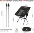 2 1 Backpacking ROCK CLOUD Portable Camping Chair Ultralight Folding Chairs and Trekking Pole in for Outdoor Camp