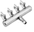 Aquarium Air Flow Valves, Stainless Steel 4 Way T Shaped Control Valve Pump for Fish Tank Accessories