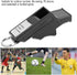 Loud Crisp Sound Sports Whistles, Emergency Lifesaving Whistles with Rope, Storage Box for Camping, Football, Basketball