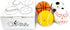 4 Pack 2.4" Sets CHIWAVA Squeak Latex Puppy Dog Toy Ball Sports Balls Fetch Interactive Toy for Small Dogs