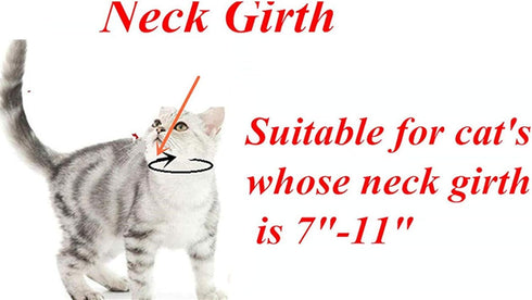 BoomBone 2 Pack Valentines Cat Collar, Breakaway Safety Adjustable Collars with Bell for Kitten