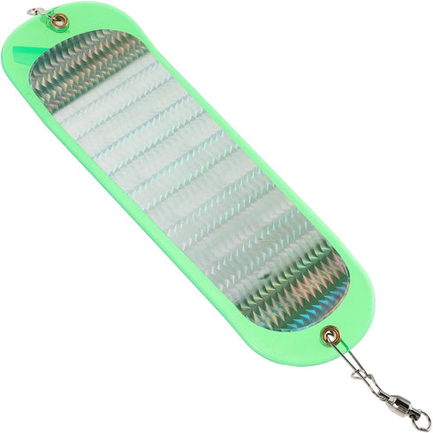 Dodger Reflective Flashers Abs Chrome Trolling Fishing Flashers for Trout Bass Salmon