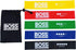 Set of 5 Resistance Loop Exercise Bands, with Carrying Bag