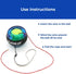Gyro Ball for Hand, Grip, & Forearm - Wrist Exerciser Strengthener for Tension, Arthritis & Carpal Tunnel