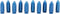 A-ZOOM 9MM Luger Snap Cap, Blue, 10PK