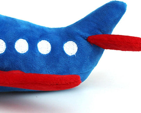 Durable Plush Plane Dog Chew Toy for Healthy Teeth
