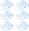 6 Pieces Acrylic Transparent Fish Tank Glass Cover Clip, Support Holders for Rimless Aquarium