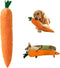bantogogo Giant Carrot Dog Toy 29.5 Inch, Plush Dog Toy with Squeaker &