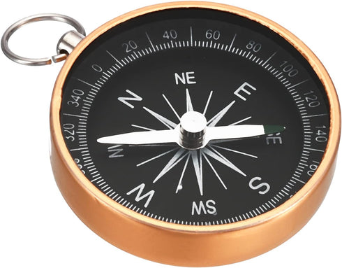 PATIKIL Pocket Compass, Survival Sports Navigation Compass with Key Ring for Camping and Hiking