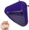 Triangle Corner Potty Sandbox, Plastic Wall Hanging Anti Splashing Small Animals Litter