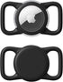 Waterproof Airtag Dog Collar Holder, Silicone & ABS Airtag Holder for Dog & Cat Collars, Ultra-Durable Protective Case