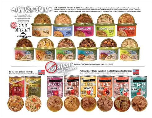 Against The Grain Chicken Pumpkin Samba Canned Cat Food, 24/2.8 oz