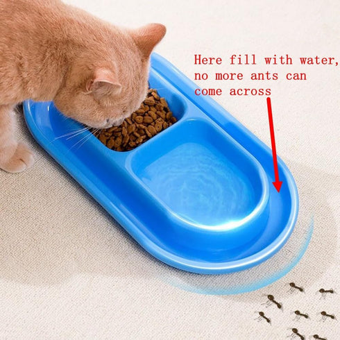 Cat Kitten Dish Dog Puppy Feeder Pet Bowl, 3 Colors, New Pink