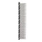 Pet Comb Dog Grooming Tool with Long and Short Teeth for Comfortable Pet Hair Removal, Black