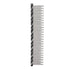 Pet Comb Dog Grooming Tool with Long and Short Teeth for Comfortable Pet Hair Removal, Black