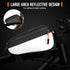 WOTOW Top Tube Bike Bag - Water Resistant Reflective Bicycle Front Frame Bag with Two Side Pockets