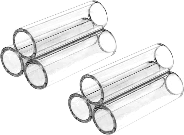 6-Tube Fish Shrimp Feeder Glass Breeding Tube, Aquarium Pipe Shelter Tube for Fish Tank Decorations